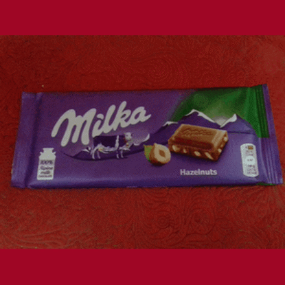 Picture of MILKA CHOCOLATE WITH HAZELNUTS